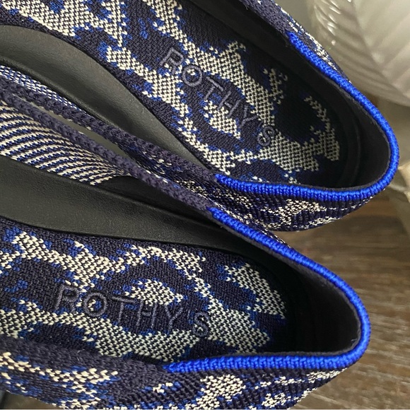 Rothy's The Point Il Indigo Cat Slip On Pointed Flats Womens 7.5 - Picture 3 of 13